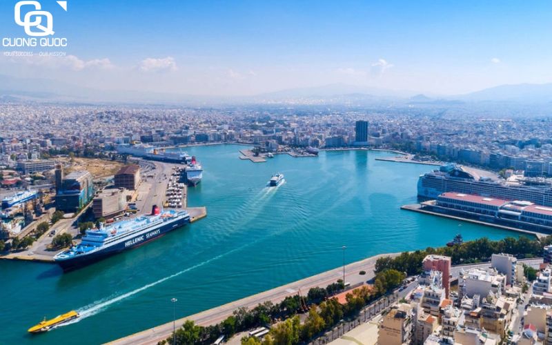 Top các cảng châu Âu lớn nhất năm 2022 - Cảng Piraeus