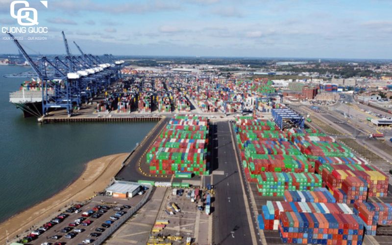 Top các cảng châu Âu lớn nhất năm 2022 - Cảng Felixstowe