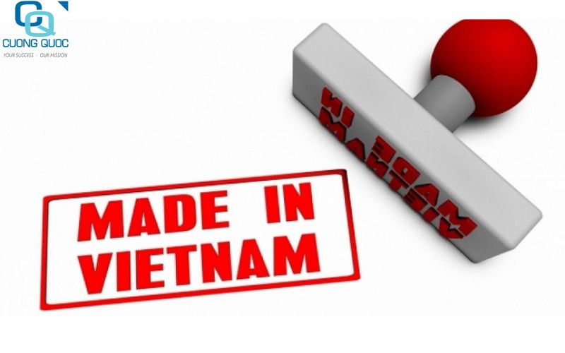 Hàng hóa được xuất xứ Made in Vietnam